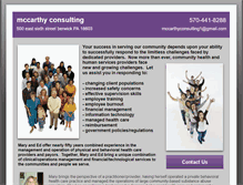 Tablet Screenshot of mccarthyconsultingco.com
